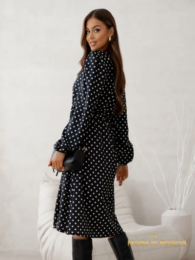 Lavish Midnight Bloom Midi Dress