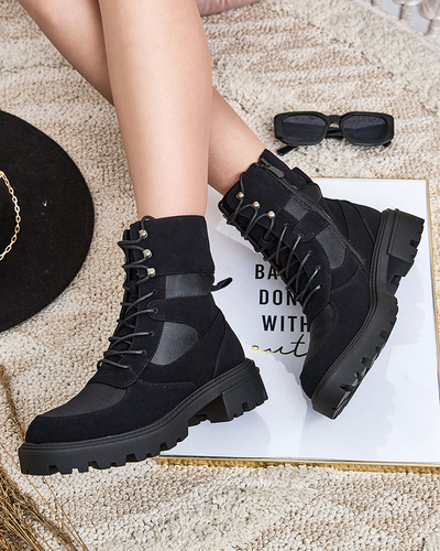 Royalfashion Sieviešu Hovienta mežģīņu zābaki