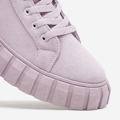 Violet women's sports sneakers Omalin - Footwear