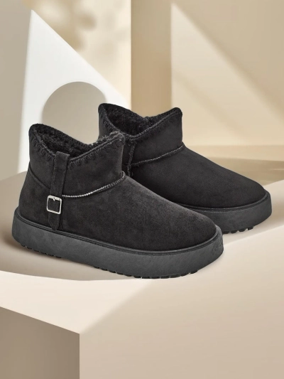 Royalfashion Īsfashion īsās sniega zābaki sievietēm Ewioz