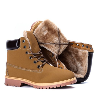 Insulated brown Rimma hiking boots - Footwear 1