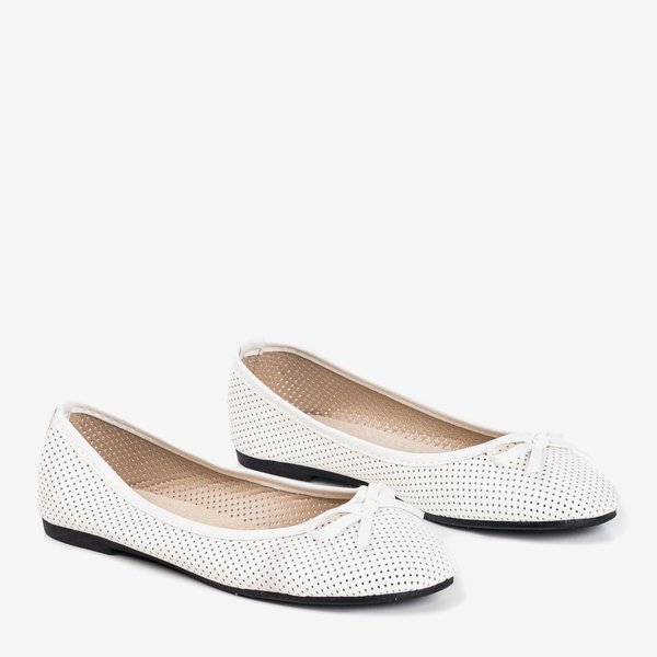 Lavisca children's white ballerinas - Footwear