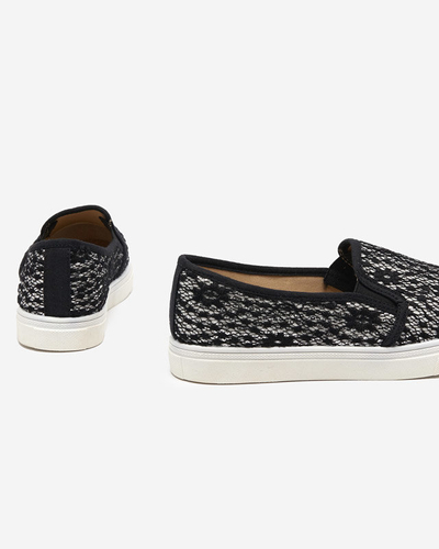Black women's slip-on shoes Bifana - Footwear