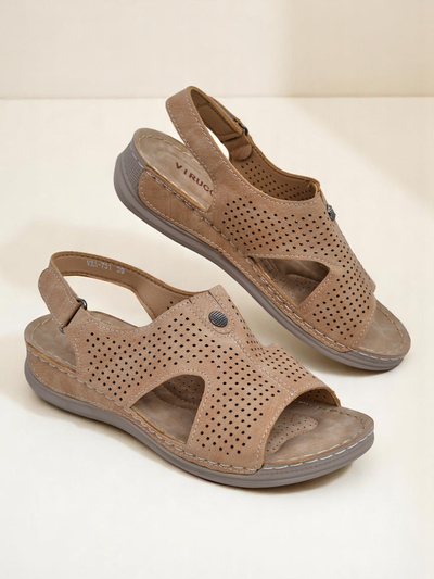 Royalfashion sieviešu perforētās sandales Leminni