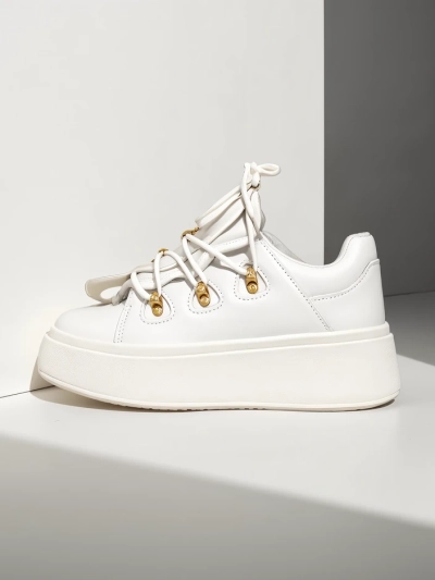Royalfashion Women's sneakers with a decorative tongue Domatories