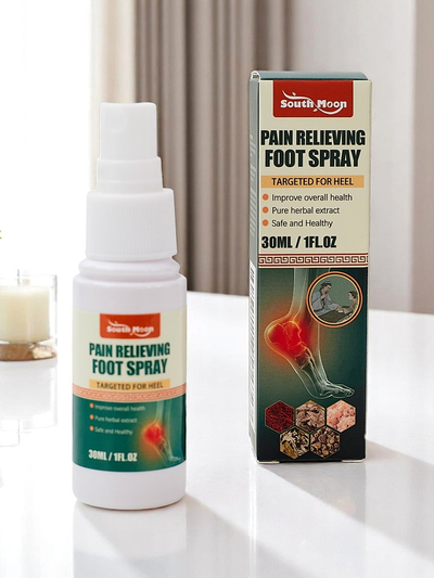 Pain-relieving foot spray