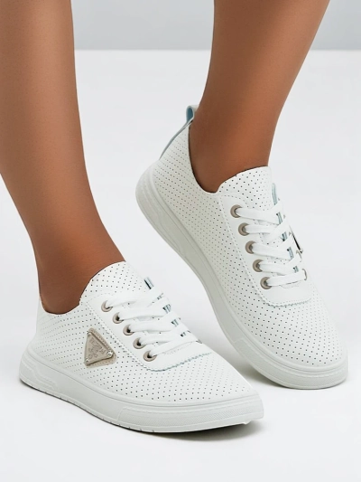 Royalfashion Lace-up women's sporty shoes with a print Fennie