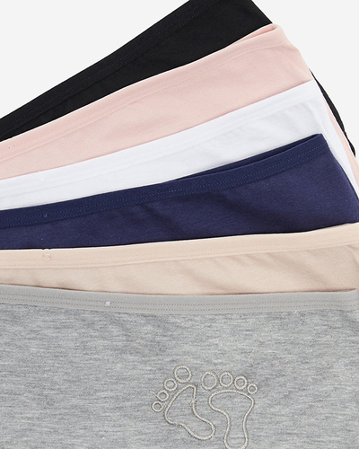 Sieviešu kokvilnas biksīšu komplekts 6/pac - Apakšveļa