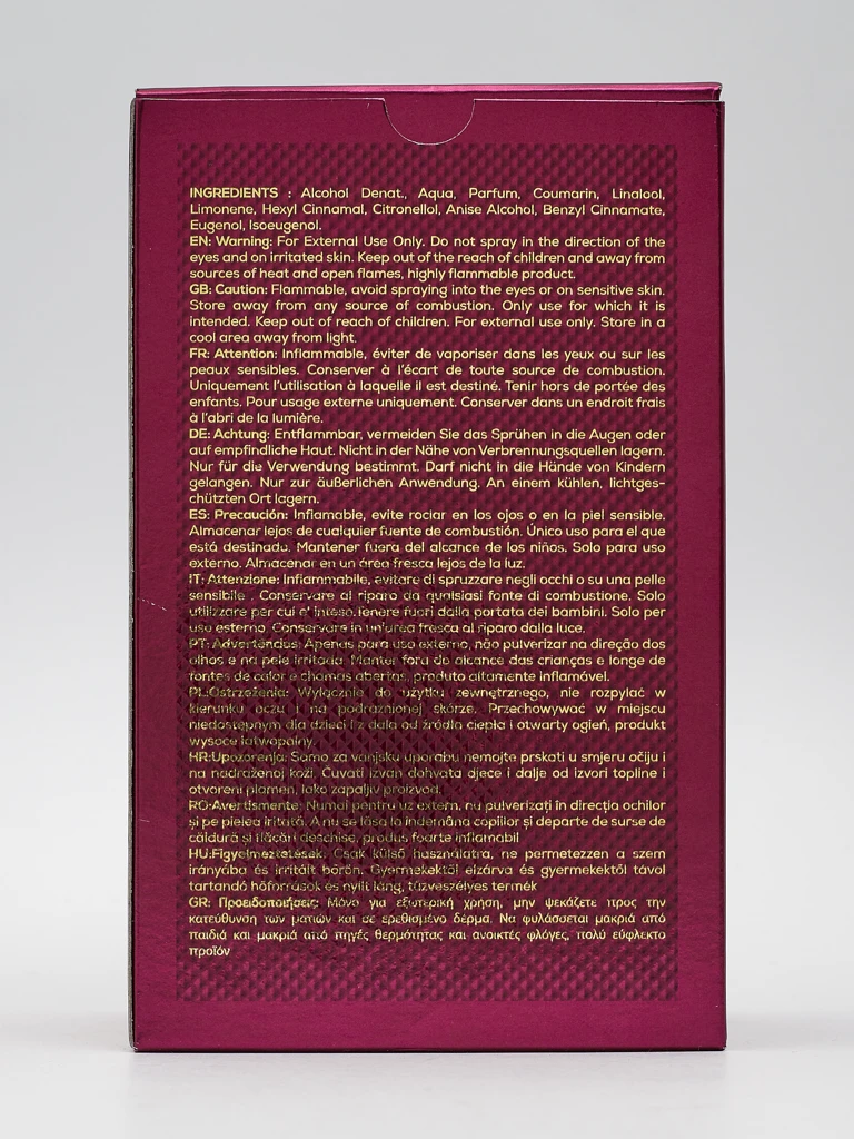 Inspired eau de parfum for women Tropical Red