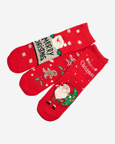 Royalfashion Ziemassvētku zeķes kastītē 3 gab.