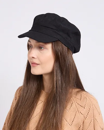 Royalfashion Women's Beret with a Peak