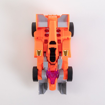 Orange glowing dinosaur car - Toys