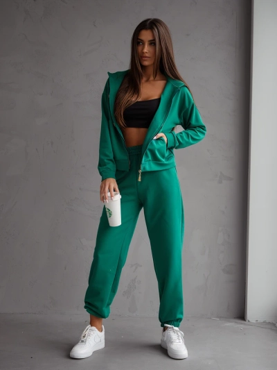 Royalfashion Женский хлопковый спортивный костюм