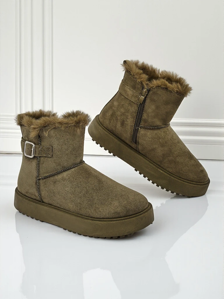 Royalfashion Krutkie buty a'la śniegowce damskie Aurelia Classico