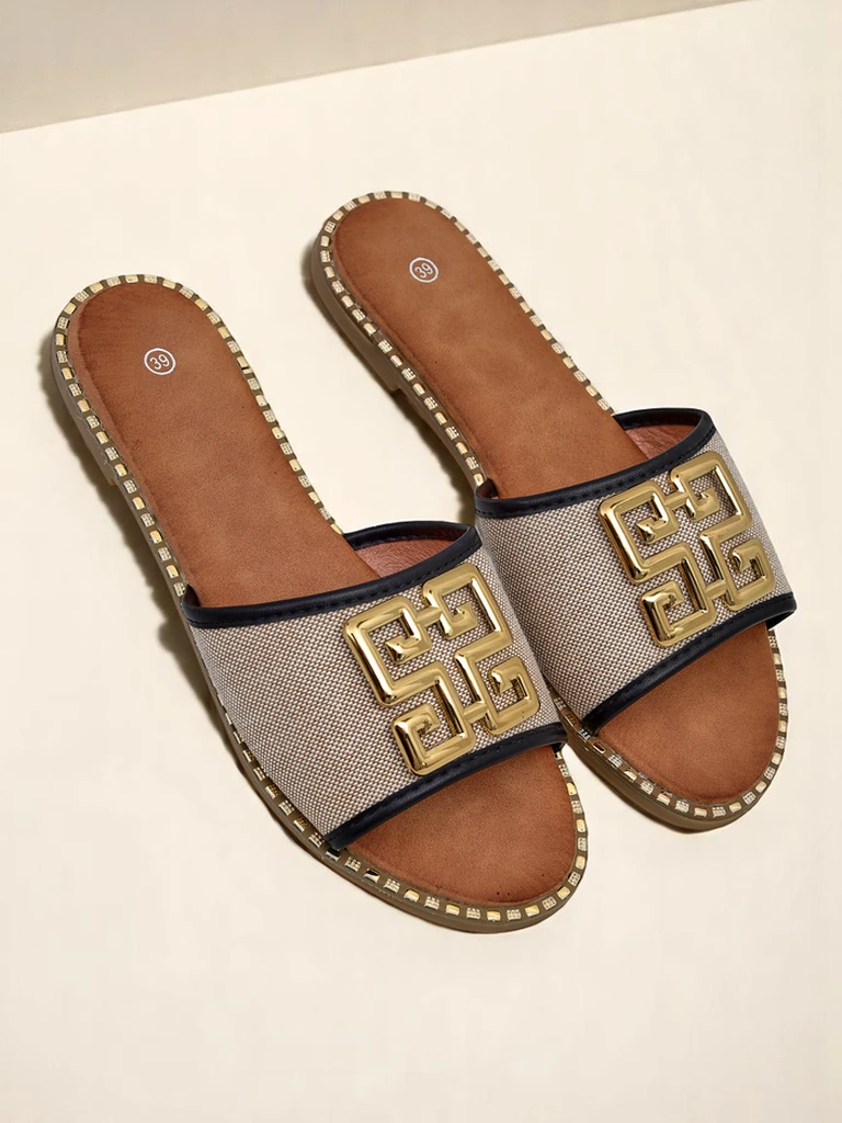 Royalfashion Women’s flat-sole slippers Rorole