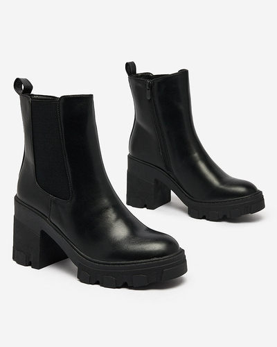 Royalfashion Black women's Atherta stiletto boots