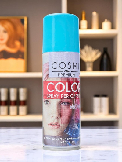 Coloring Spray Hair Lacquer Blue
