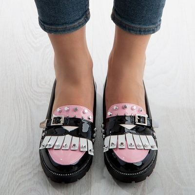 Black moccasins with Gwadalaha ornaments - Footwear