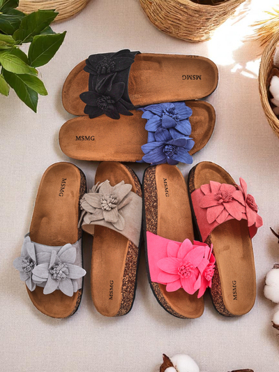 Royal Fashion Women's Flower Flip-Flops