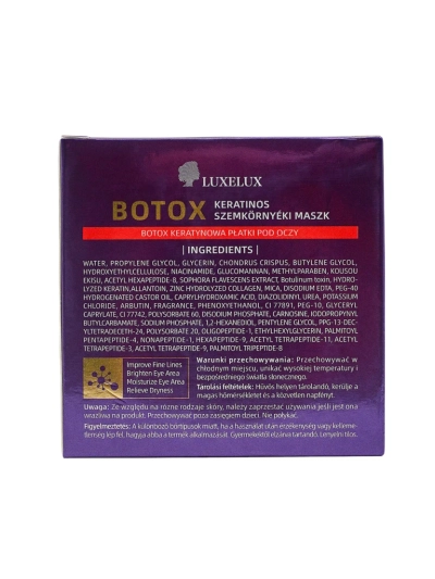 Luxelux Botox Anti-Wrinkle Eye Mask Eye Patches 60pcs