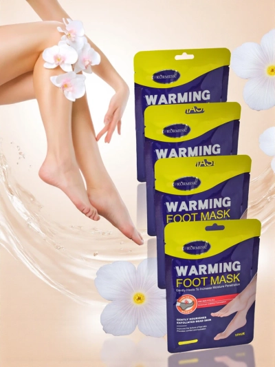 Aurelia Warming Foot Mask Kormesic z Centella i Camellia – regenerująca maska