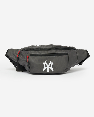 Royalfashion Dark gray men's kidney with lettering