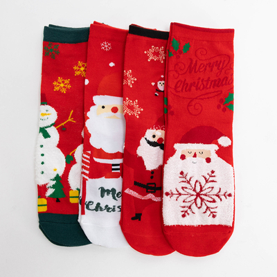 Christmas socks in a box of 4 / pack - Underwear
