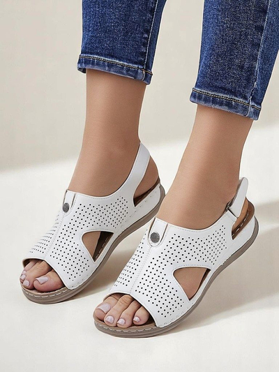 Royalfashion Sieviešu perforētās sandales Leminni