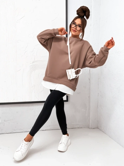 Royalfashion Cotton women's sweatshirt with removable bottom
