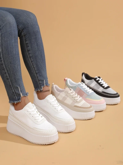 Royalfashion Женские платформенные кроссовки Siserra