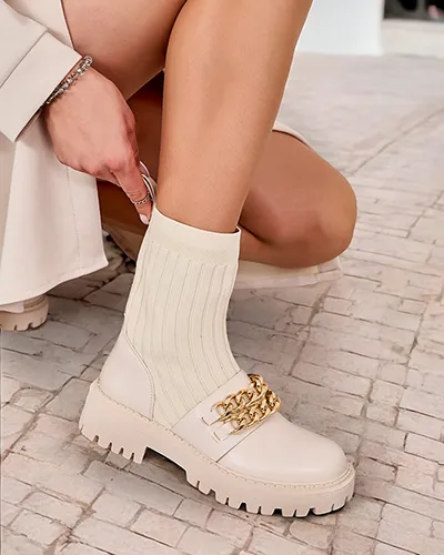 Royalfashion Элегантные женские сапоги с орнаментом Olluf