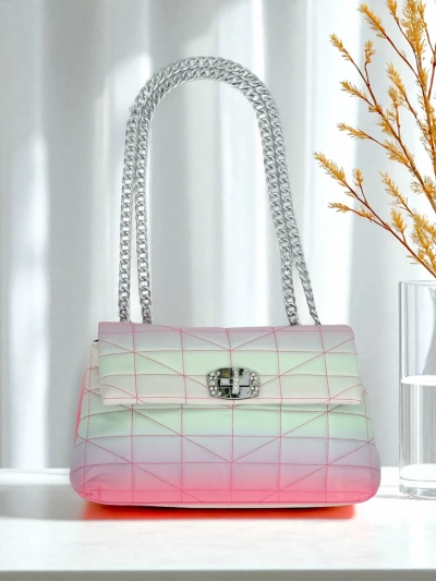 Royalfashion Neliela sieviešu rokassomiņa no eko ādas ar ombre efektu Sophie Rose