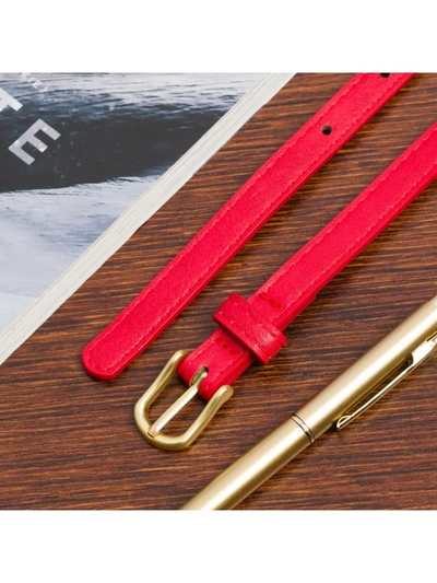 Royalfashion Women’s narrow belt for trousers