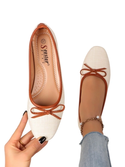 Royalfashion Женские балетки с блестками и бантом Aramie