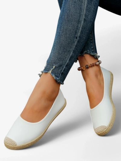 Royalfashion Sieviešu ekokožu espadrilles Aroles