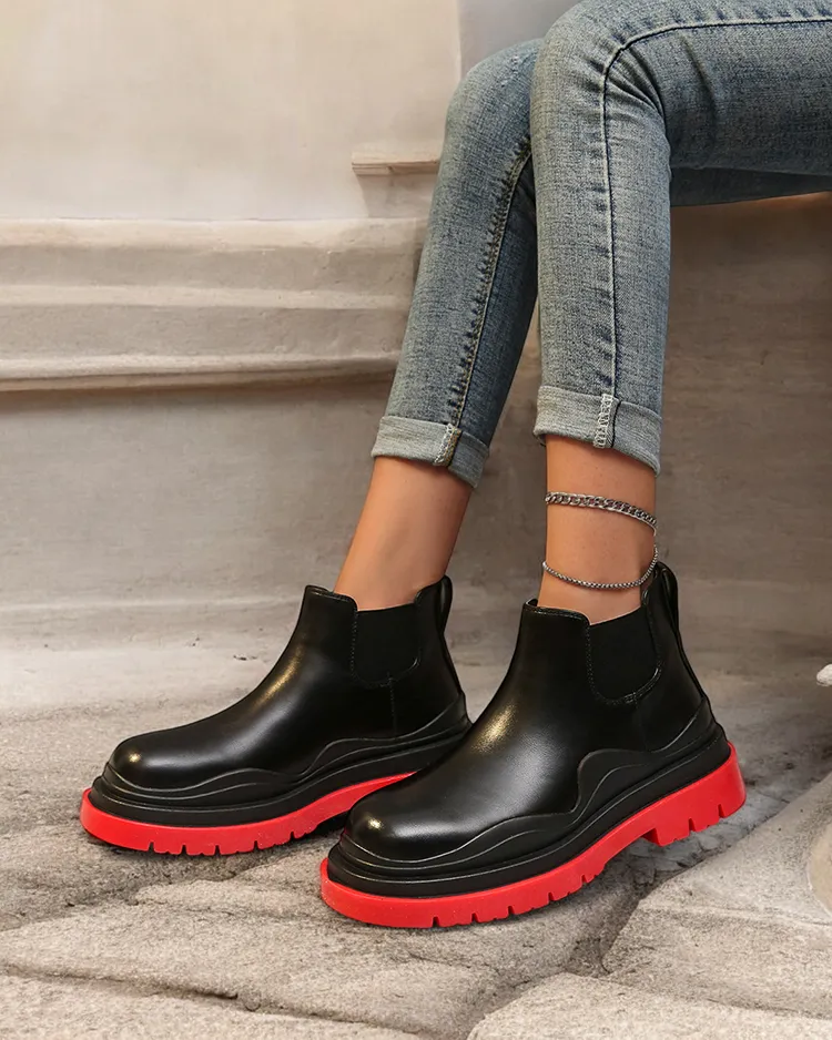 Royalfashion Women's slip-on boots Derri