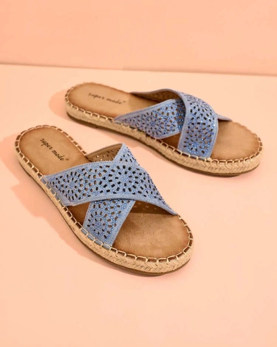 Royalfashion Sieviešu Tivona flip-flops ar plakanu zoli