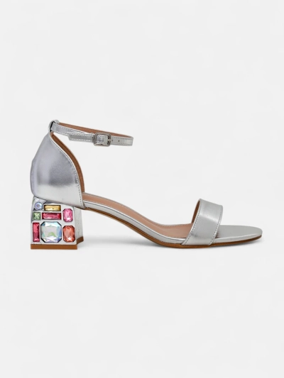 Royalfashion Women's sandals with decorative heels Ballou