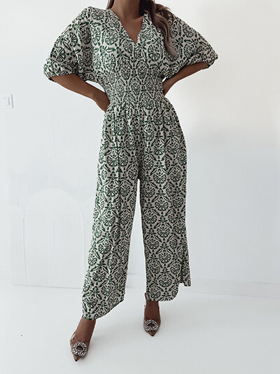 Royalfashion Patterned women's jumpsuit