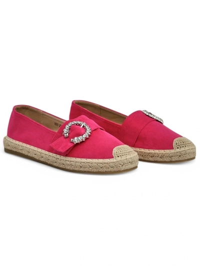 Royalfashion Women's espadrilles with rhinestone decoration Azubbe