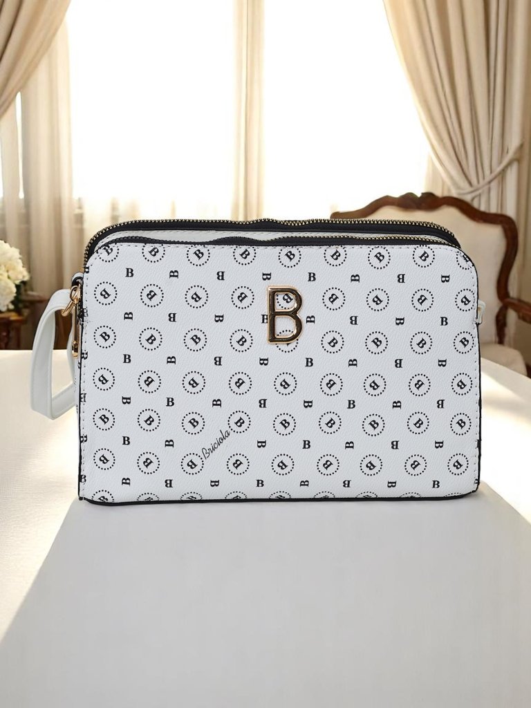 Royalfashion Mazs rokas soma no eko ādas ar Viva Linea apdruku