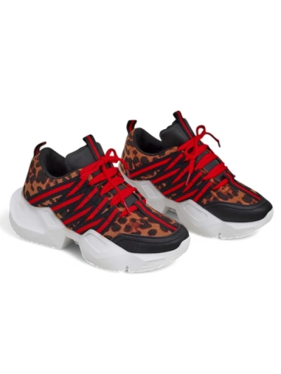 Royalfashion Women's sporty sneakers with a thicker sole Ivvert