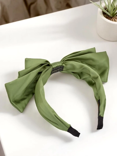 Royalfashion Satin hairband with a bow Celine
