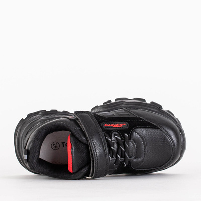 Children's black sports sneakers Roiy- Footwear