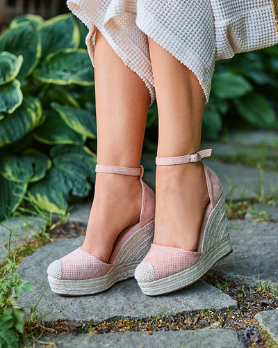 Royalfashion Pink women's Meylasi heeled sandals