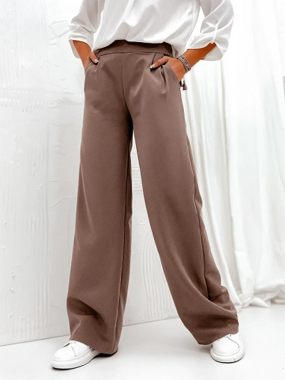 Royalfashion Wide women's fabric trousers