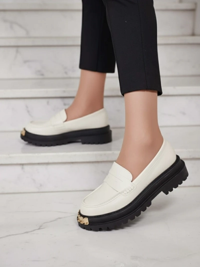 Loafersy Damskie Aurelia Beowe na Platformie 5cm - Stylowe i Wygodne