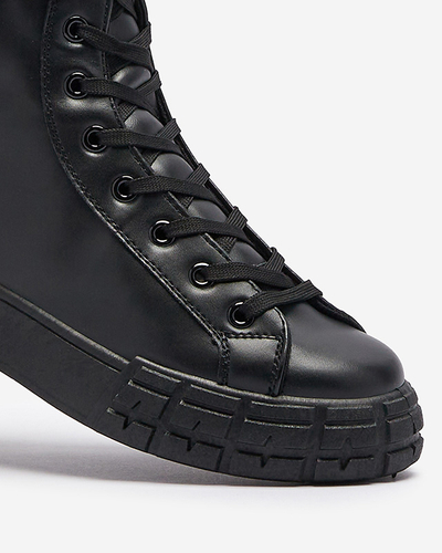 Melni sieviešu sporta apavi ar maisiņu Efiffe- Footwear