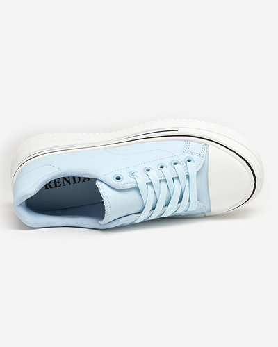 Women's light blue sports shoes a'la sneakers Aniel - Footwear