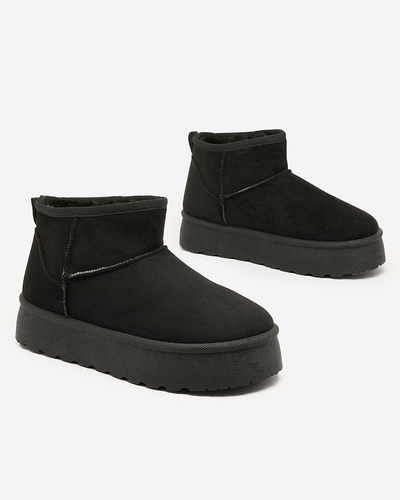 Royalfashion Black women's platform snow boots Ersinella